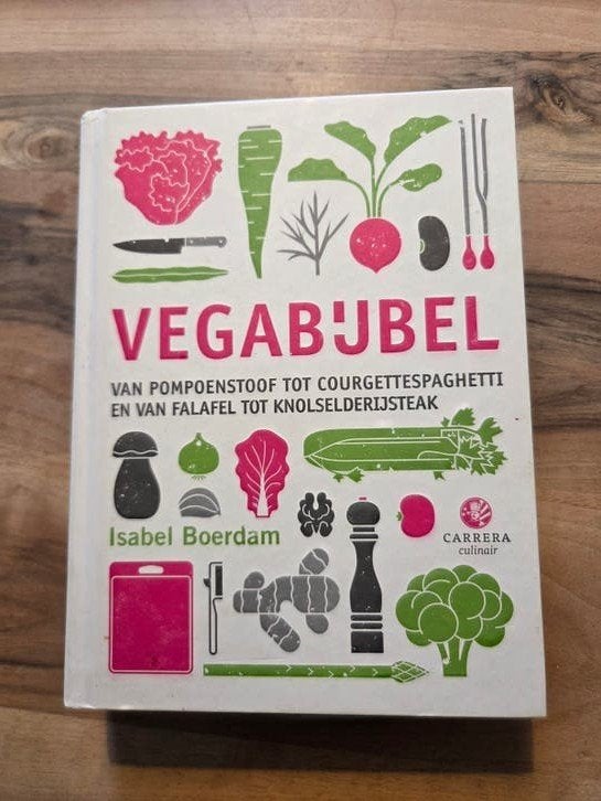 Vegabijbel: Inspiratieboek voor alle vega-liefhebbers, Boeken, Kookboeken, Gelezen, Isabel Boerdam, Gezond koken, Ophalen of Verzenden