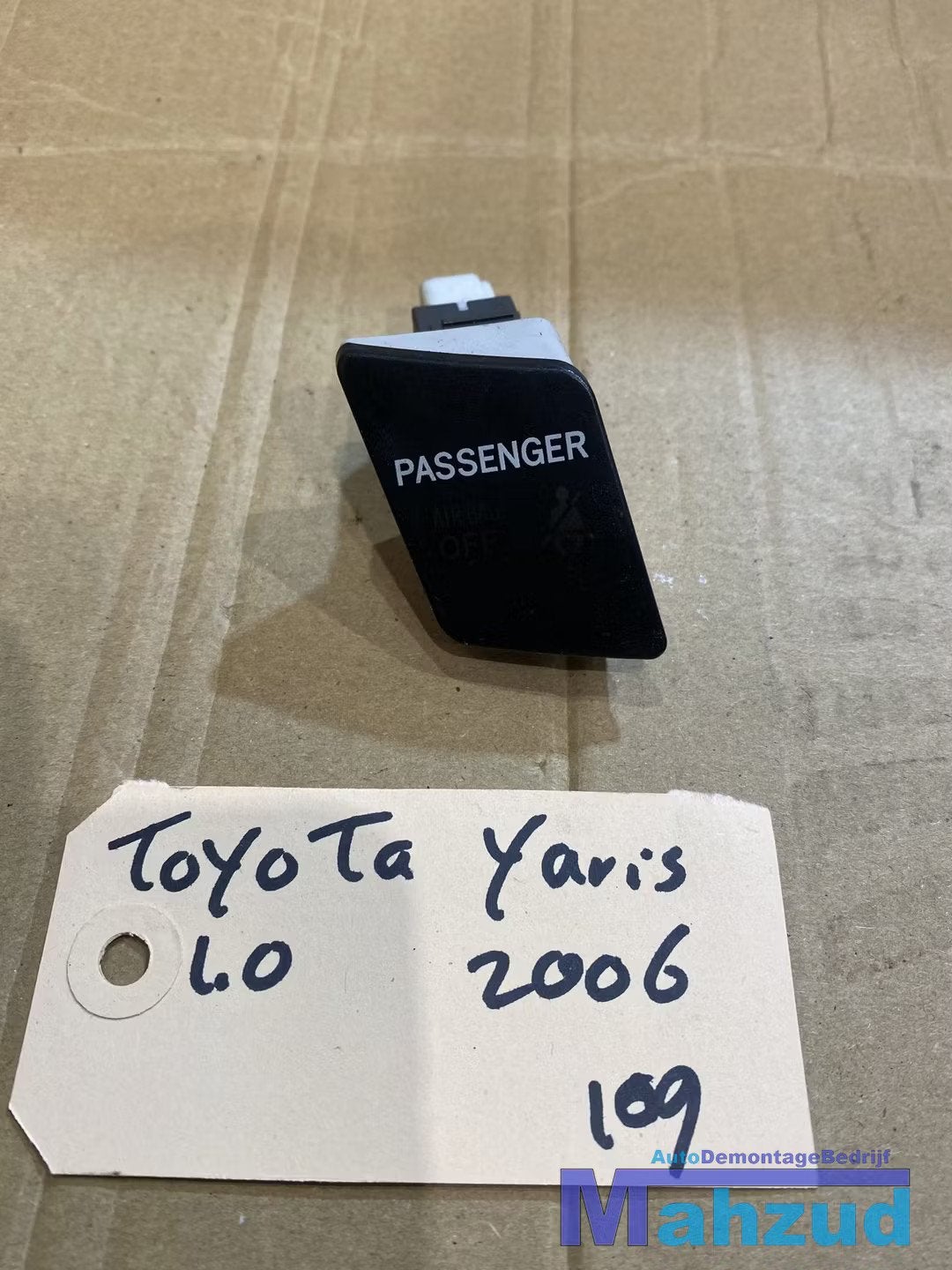 TOYOTA YARIS P9 Airbag lampje dashboard 839500D020, Info@toyota.co.jp, Gebruikt, Toyota Motor Corporation, Toyota