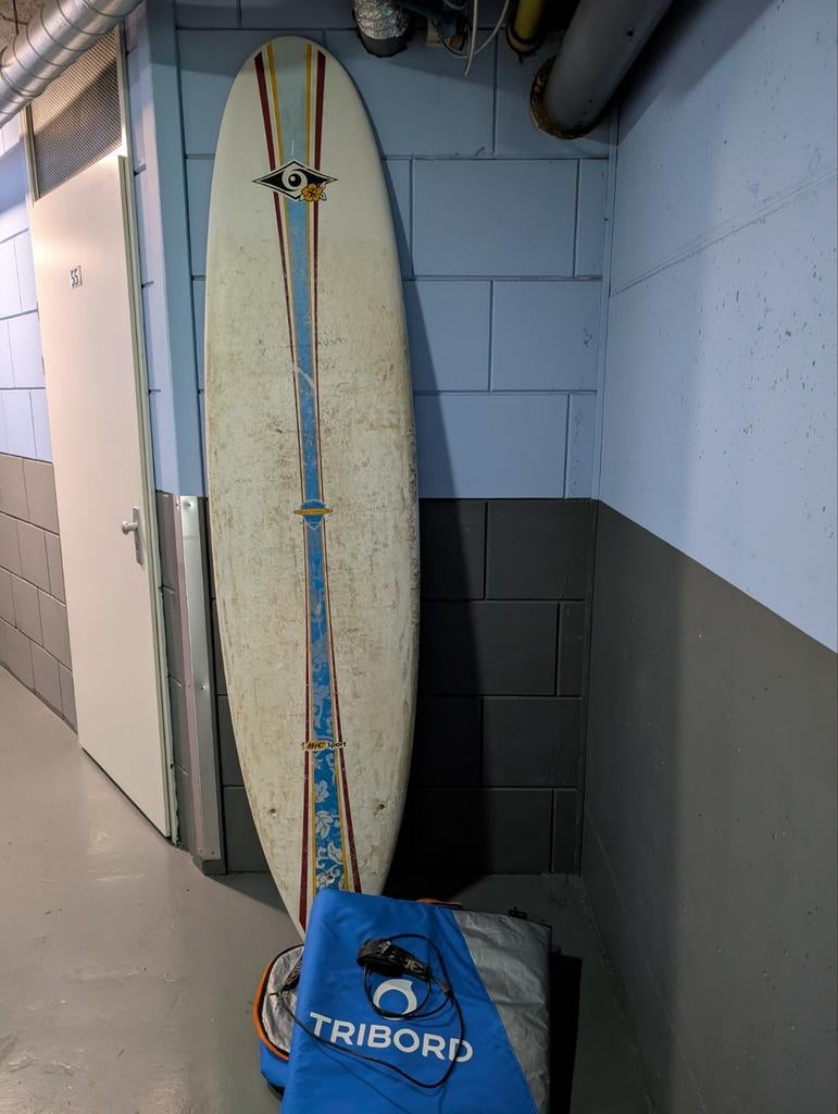 Surfboard 7'9" BIC Gérard Dabbadie Hossegor France, Watersport en Boten, Golfsurfen, Ophalen of Verzenden, Gebruikt, Funboard