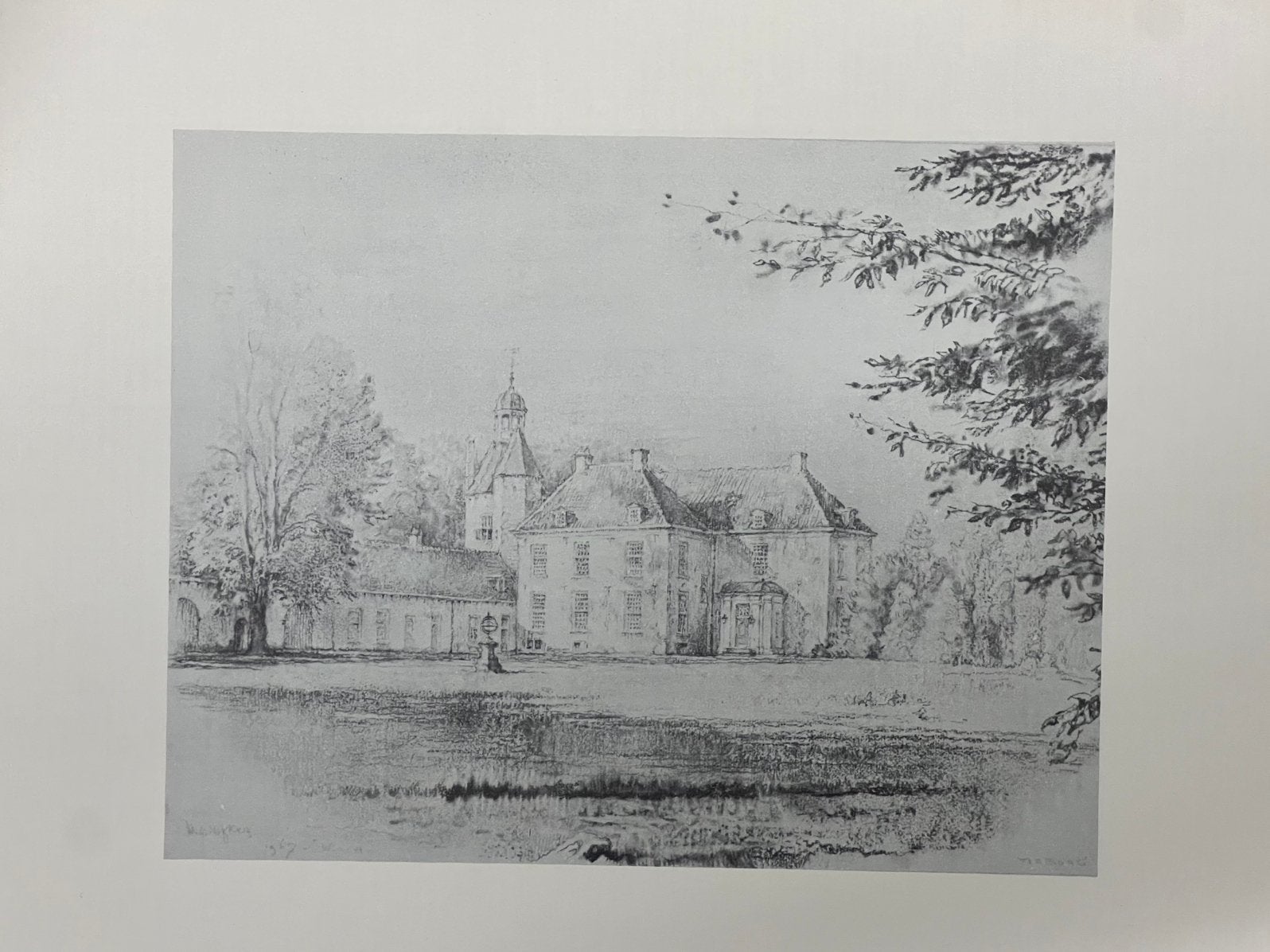 WG Hofker 12 gelithograveerde tekeningen, Ophalen of Verzenden