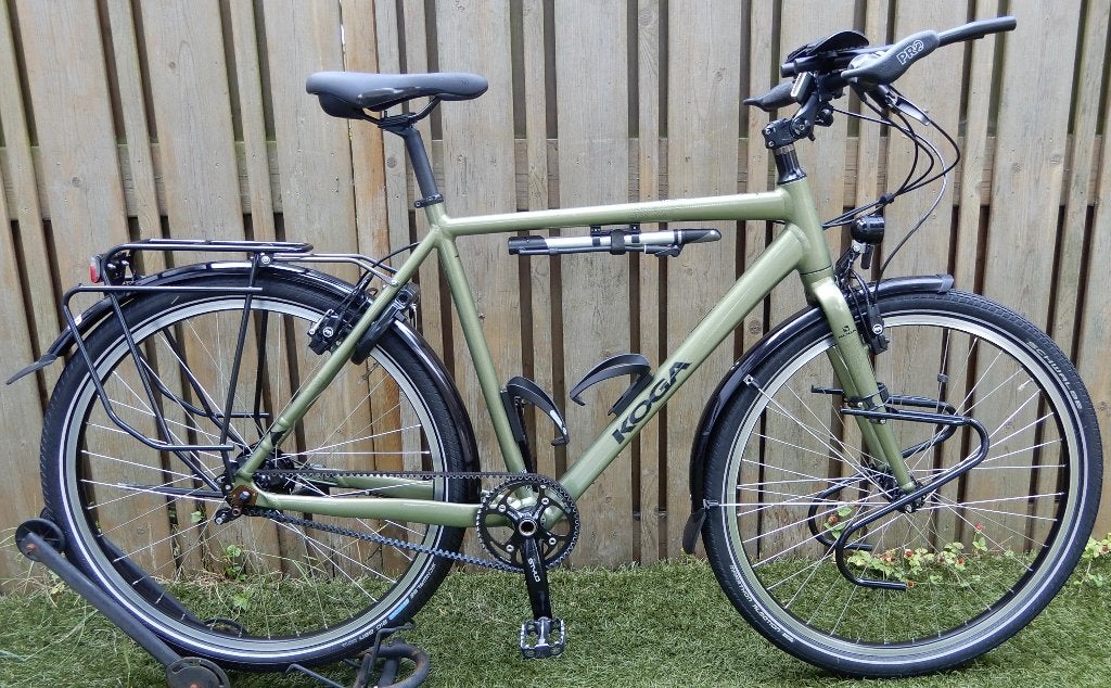 Koga WorldTraveller-S 57 Cm Magura+Riemaandrijving+Son Naaf, Ophalen, Overige typen, Aluminium, Zo goed als nieuw
