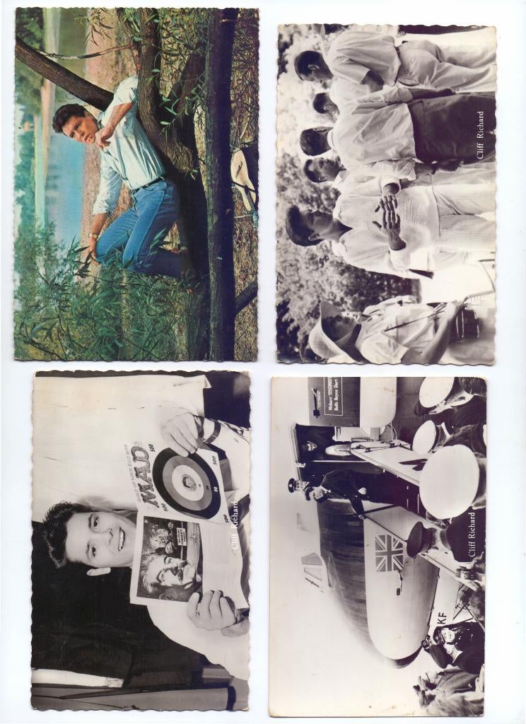 Ansichtskaarten Cliff Richard 21x, Verzamelen, Ophalen of Verzenden, 1960 tot 1980, Ongelopen, Sterren en Beroemdheden