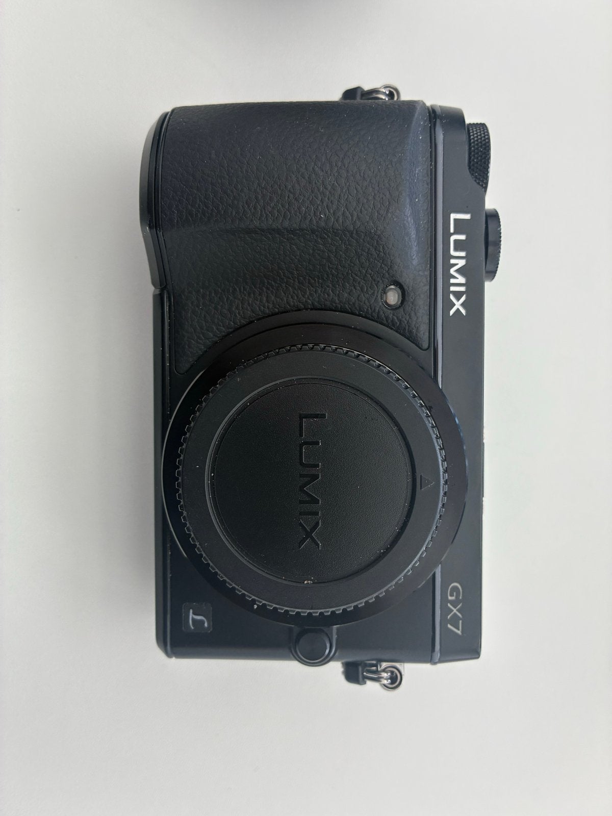 Panasonic Lumix GX7 met 25mm lens en 256GB SD-kaart, Ophalen, Panasonic, Beeldstabilisatie, Zo goed als nieuw