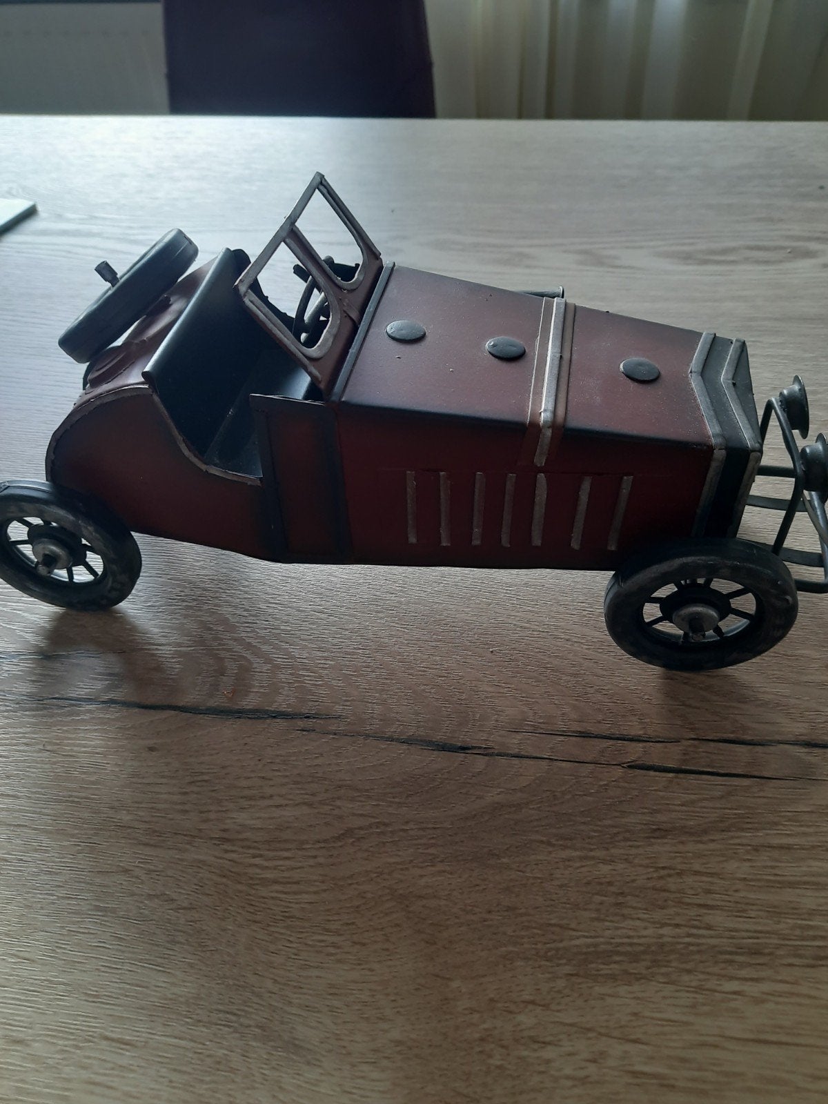 Vintage metalen oldtimer modelauto - Zeer goede staat, Ophalen of Verzenden, Zo goed als nieuw, Auto's