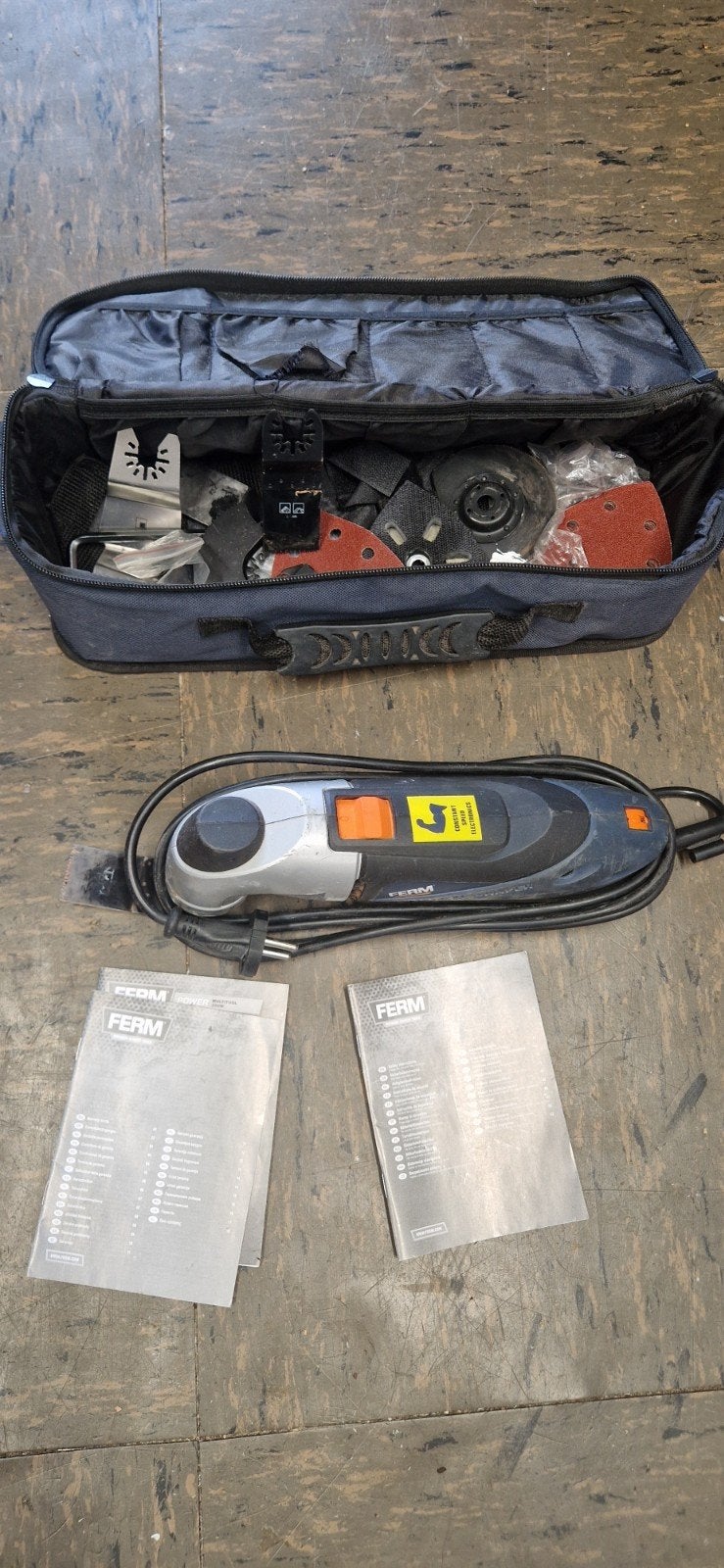 Multitool met accessoires, Doe-het-zelf en Verbouw, Gereedschap | Overige machines, Ophalen of Verzenden
