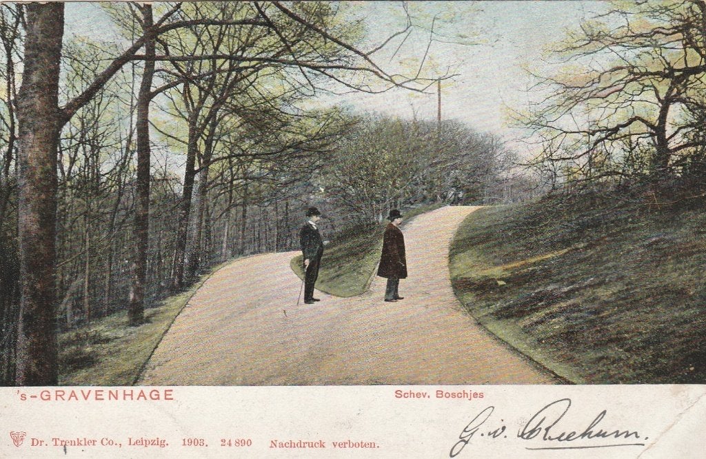 den haag- schev. boschjes 1906, Ophalen of Verzenden, Voor 1920, Zuid-Holland