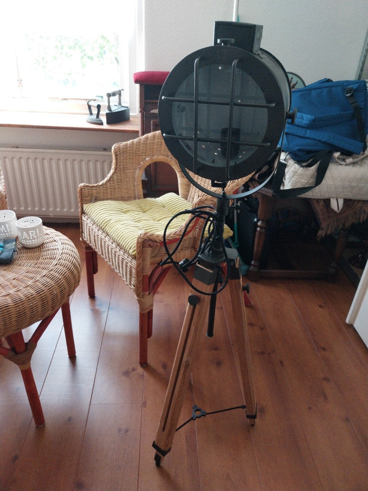 industrieel lamp, Ophalen