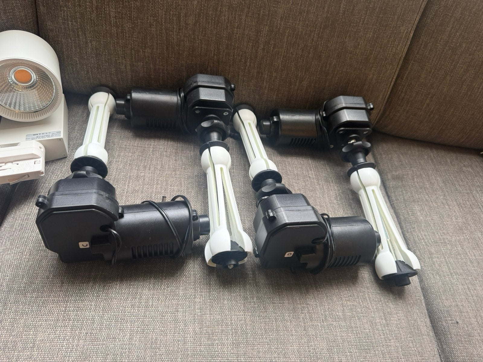 Elektrisch achtergrondsysteem 4 rollen fotostudio, Ophalen, Zo goed als nieuw, Achtergrond
