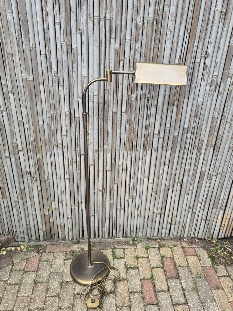 Notaris vloerlamp - Leeslamp - Vloerlamp  - Zwenklamp, Huis en Inrichting, Ophalen, VINTAGE        -    KLASSIEK, Gebruikt, 100 tot 150 cm