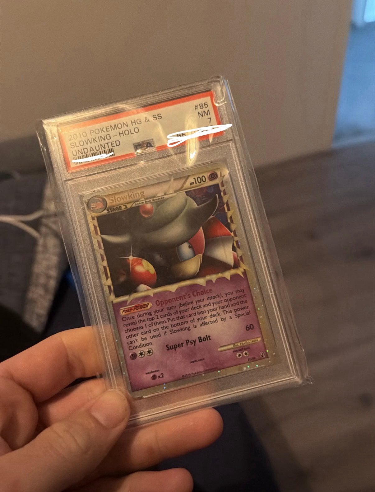 Slowking #85 - Prime Pokemon (PSA 7), Ophalen of Verzenden, Nieuw, Losse kaart, Foil