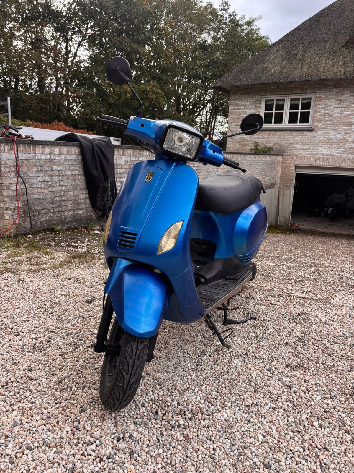 Riva scooter blauwe plaat 5000 km, Ophalen, Zo goed als nieuw, Benzine, 50 cc