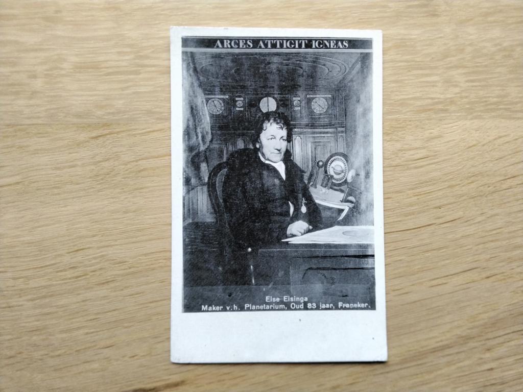 Eise Eisinga, maker van het Planetarium., Verzenden, Voor 1920, Ongelopen, Sterren en Beroemdheden