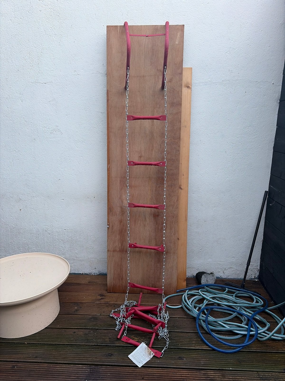 Brandweerladder / Vluchtladder - Opvouwbaar, Ophalen, Gebruikt, Ladder, Opvouwbaar of Inschuifbaar