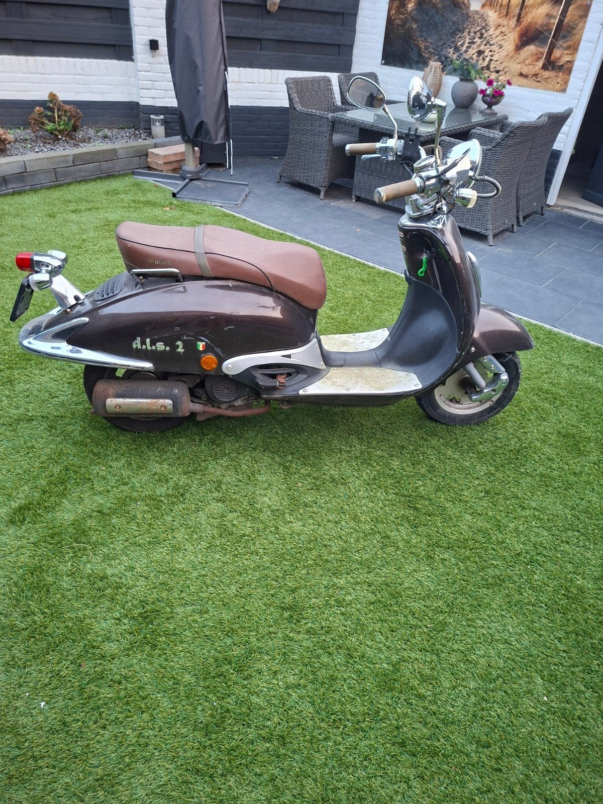 AJS Modena – retro scooter – 14.440 km, Ophalen, Gebruikt, Benzine, Overige merken