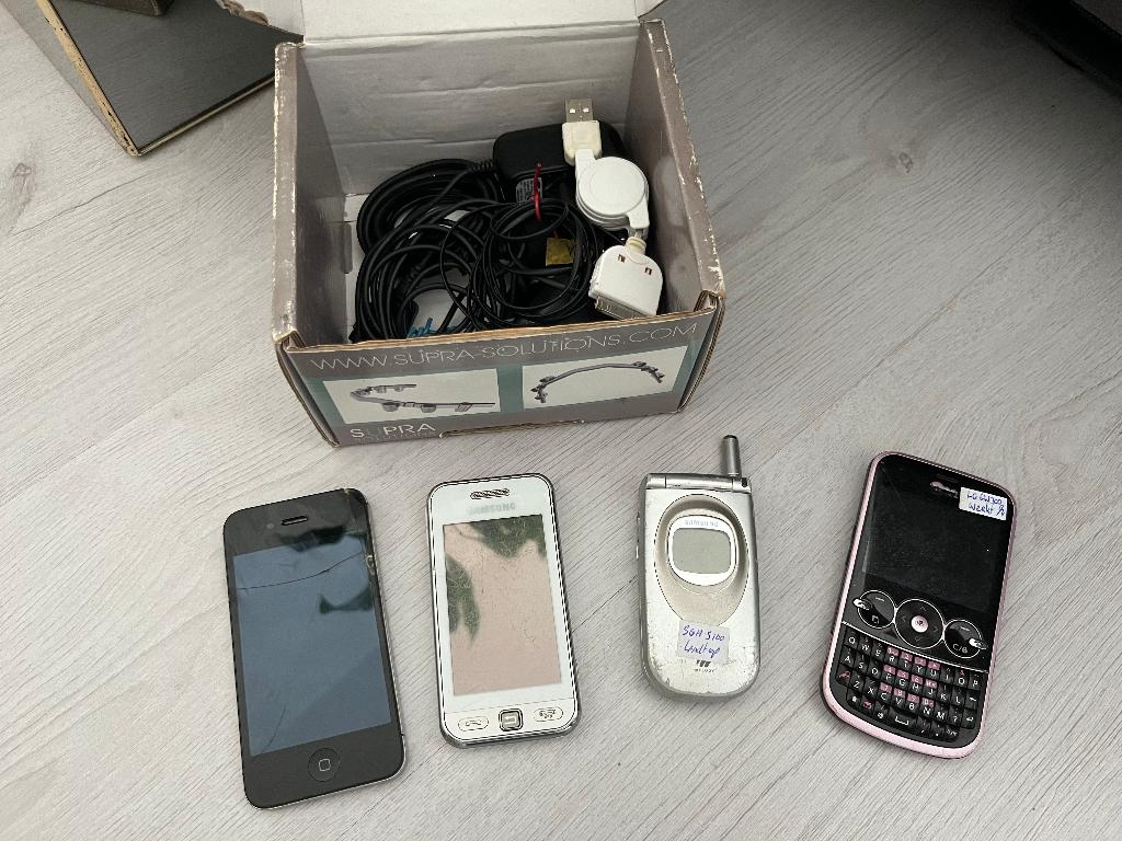 oude telefoons, Ophalen, Geen camera
