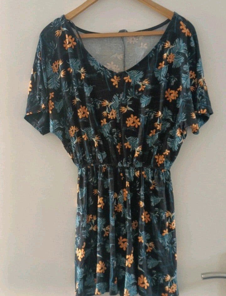 Zomer playsuit met tropische print, Kleding | Dames, Maat 38/40 (M), Meerkleurig, Zeeman, Nieuw