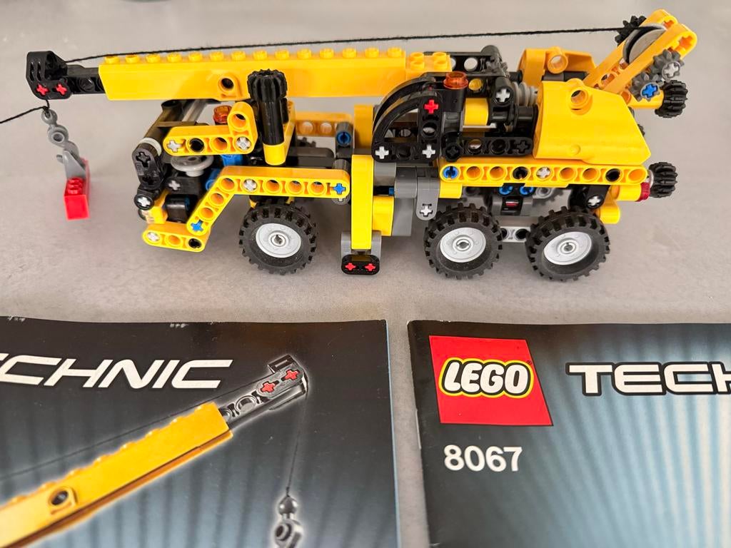 Lego Technic Kraanwagen 8067 met instructies, Kinderen en Baby's, Lego, Ophalen of Verzenden, Zo goed als nieuw, Complete set