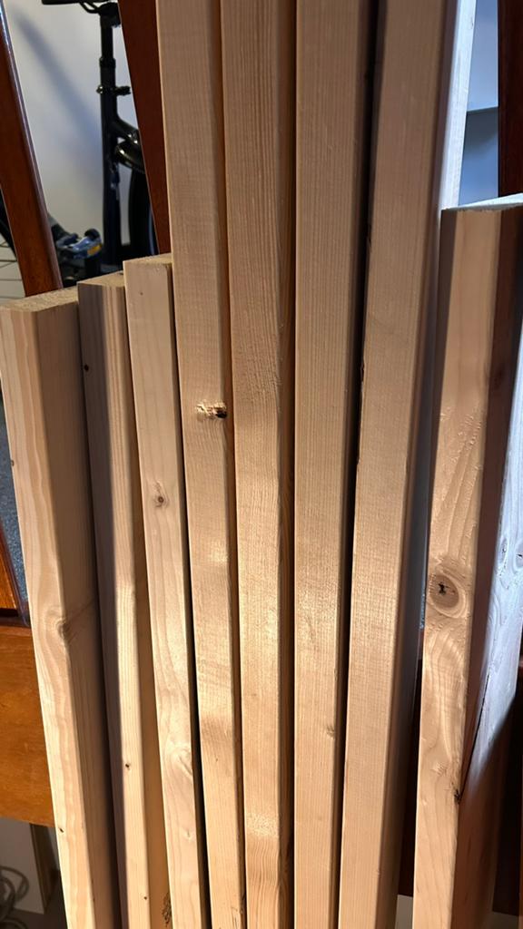 Vuren Geschaafd SLS 38x140 mm - 4 stuks (4200 mm), Ophalen, Nieuw, Balk, Vuren