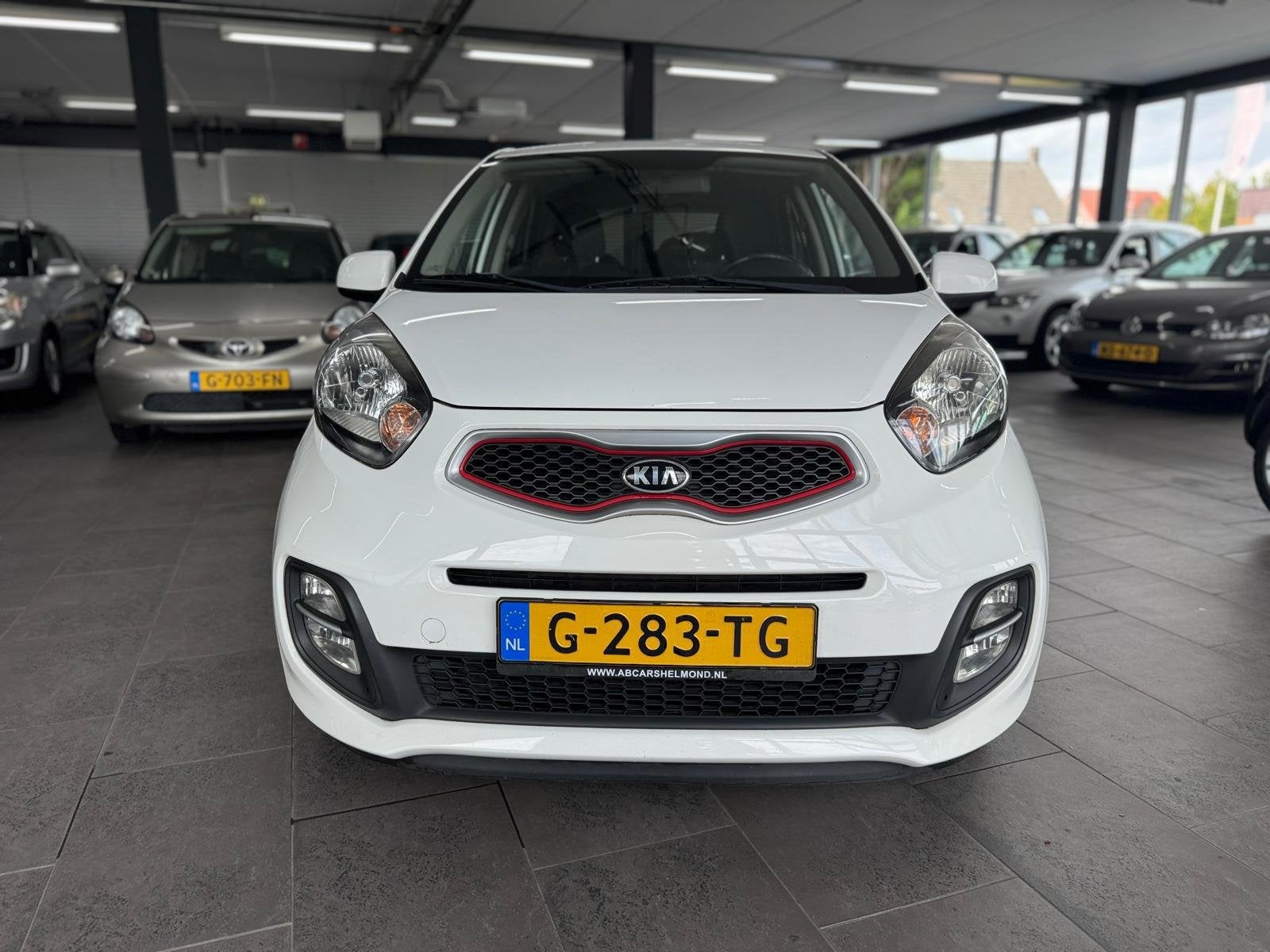 Kia Picanto 1.2 CVVT BusinessLine 5-deurs airco elektrische, Auto's, Voorwielaandrijving, Euro 5, Gebruikt, Zwart