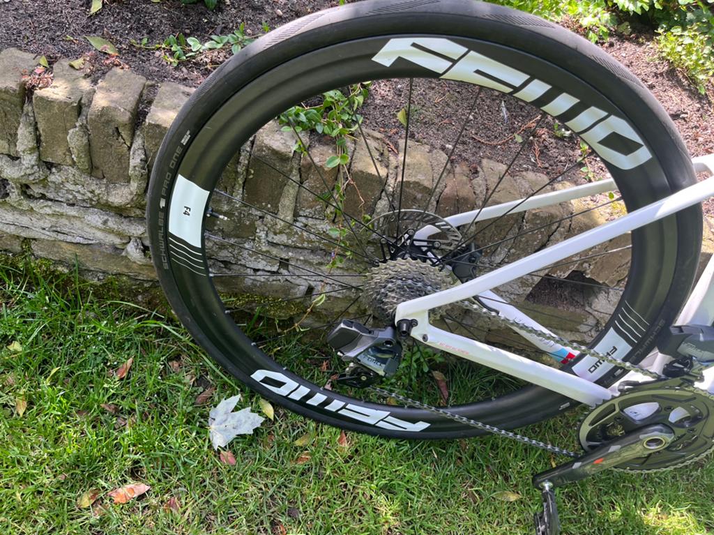 Te koop gevraagd FFWD F4 disc voorwiel, Wiel, Gebruikt, Ophalen of Verzenden, Racefiets