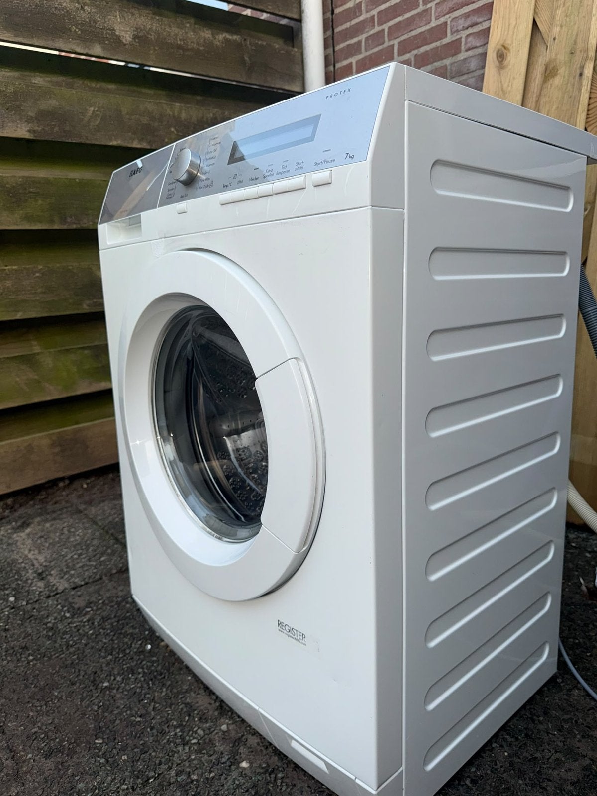 AEG Lavamat wasmachine - 7kg inhoud, Ophalen of Verzenden, Zo goed als nieuw, Voorlader, 85 tot 90 cm