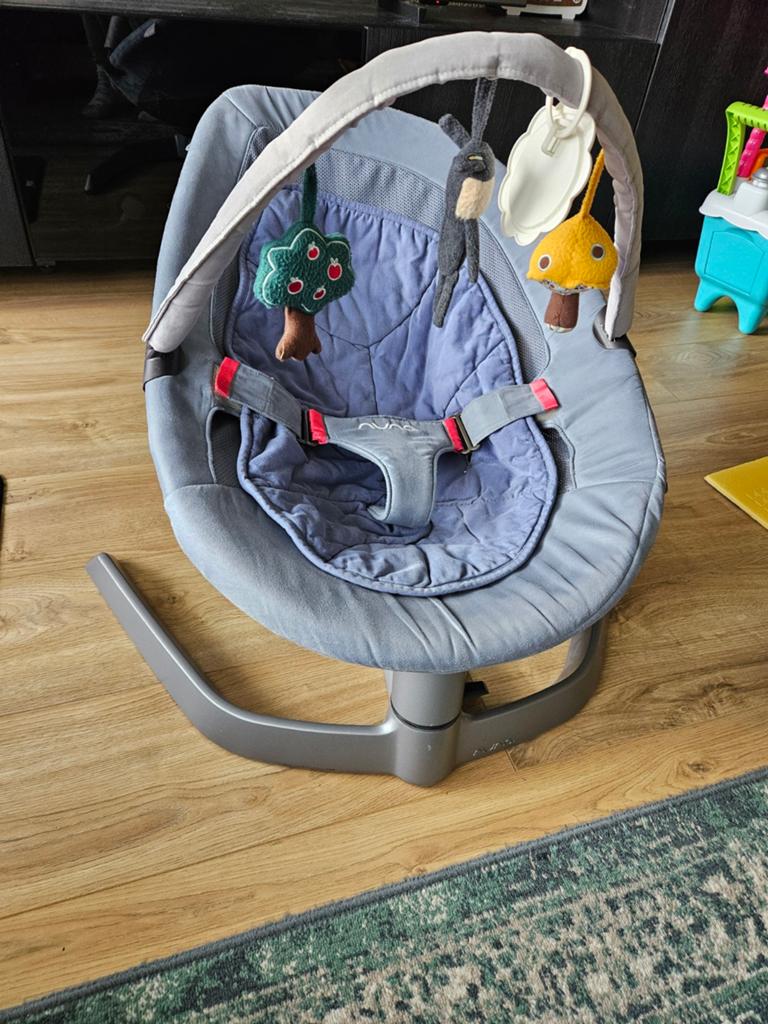 Nuna Leaf wipstoel, schommelstoel, Kinderen en Baby's, Wipstoeltjes, Ophalen, Zo goed als nieuw, Overige merken, Verstelbaar
