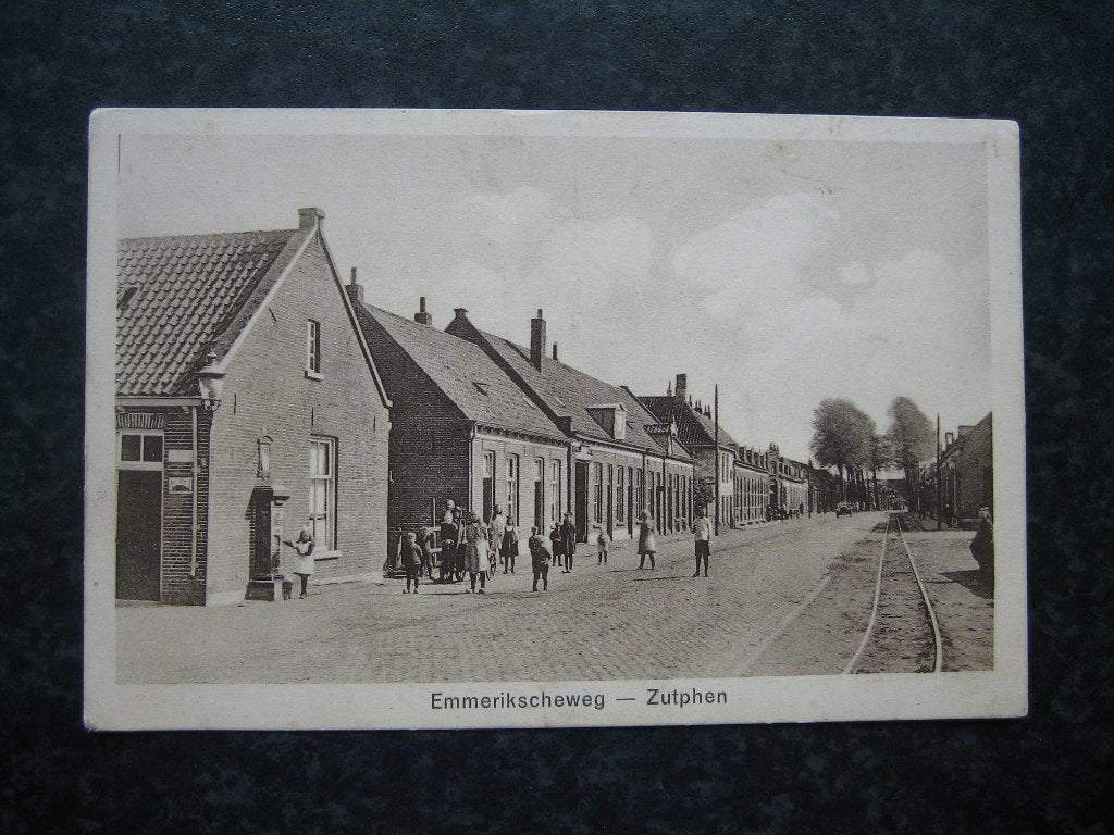ZUTPHEN Emmerikscheweg met tramrails, Ophalen of Verzenden, Voor 1920, Gelderland