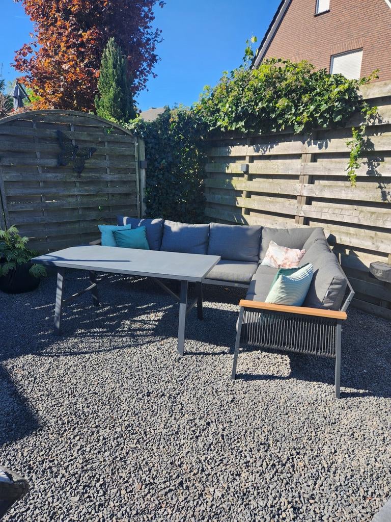 Intratuin Sem Loungeset - Zo goed als nieuw, Tuin en Terras, Ophalen, Zo goed als nieuw, Loungeset, Bank