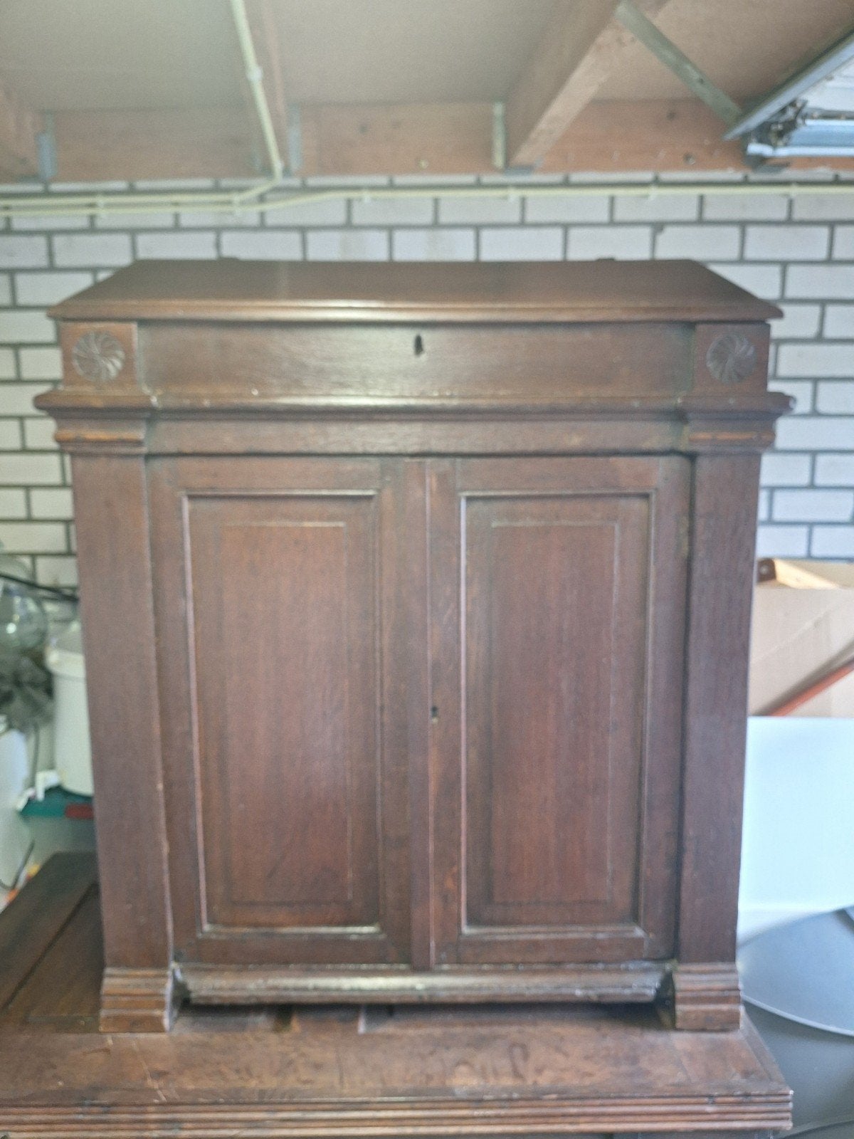 Antieke secretaire, Ophalen