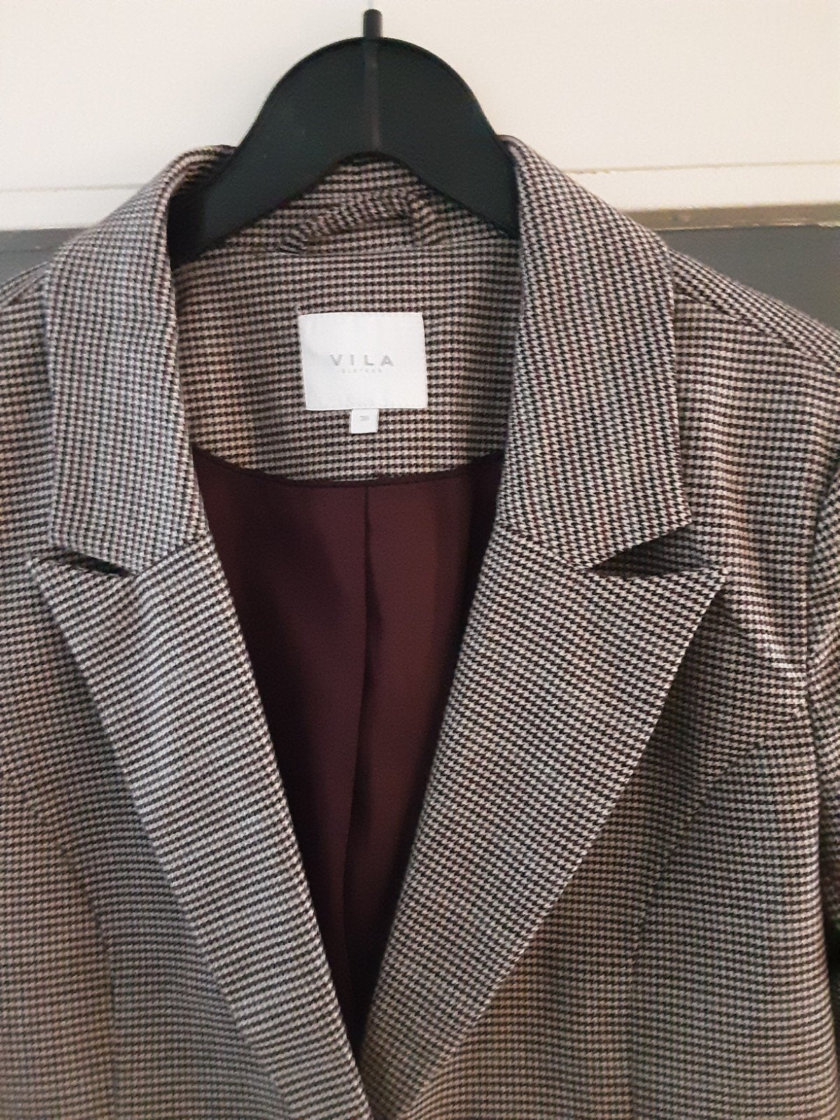 Vila Blazer Pied de Poule Maat S/M, Meerkleurig, Vila, Ophalen of Verzenden, Zo goed als nieuw