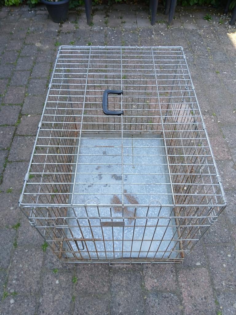 Honden draad bench L76xB55xH61, Dieren en Toebehoren, Hondenbenches, Ophalen