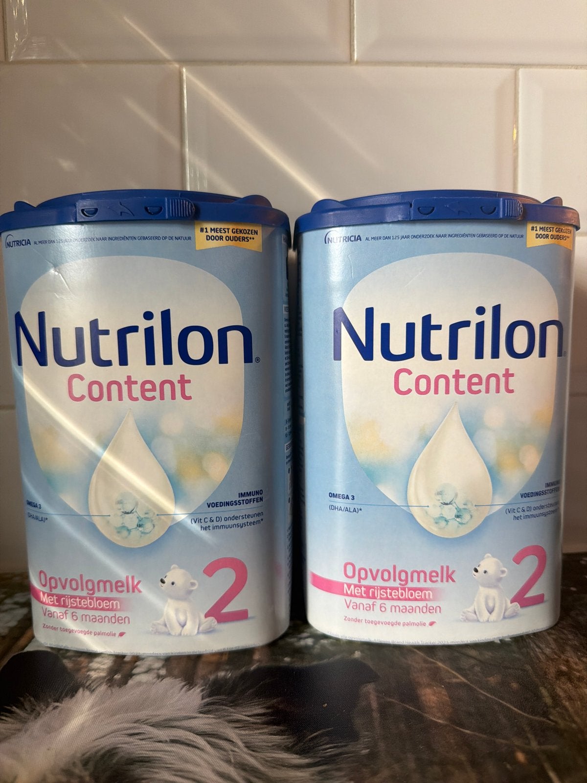 2x Nutrilon Opvolgmelk 2 met rijstebloem vanaf 6 maanden, Kinderen en Baby's, Babyvoeding en Toebehoren, Ophalen of Verzenden
