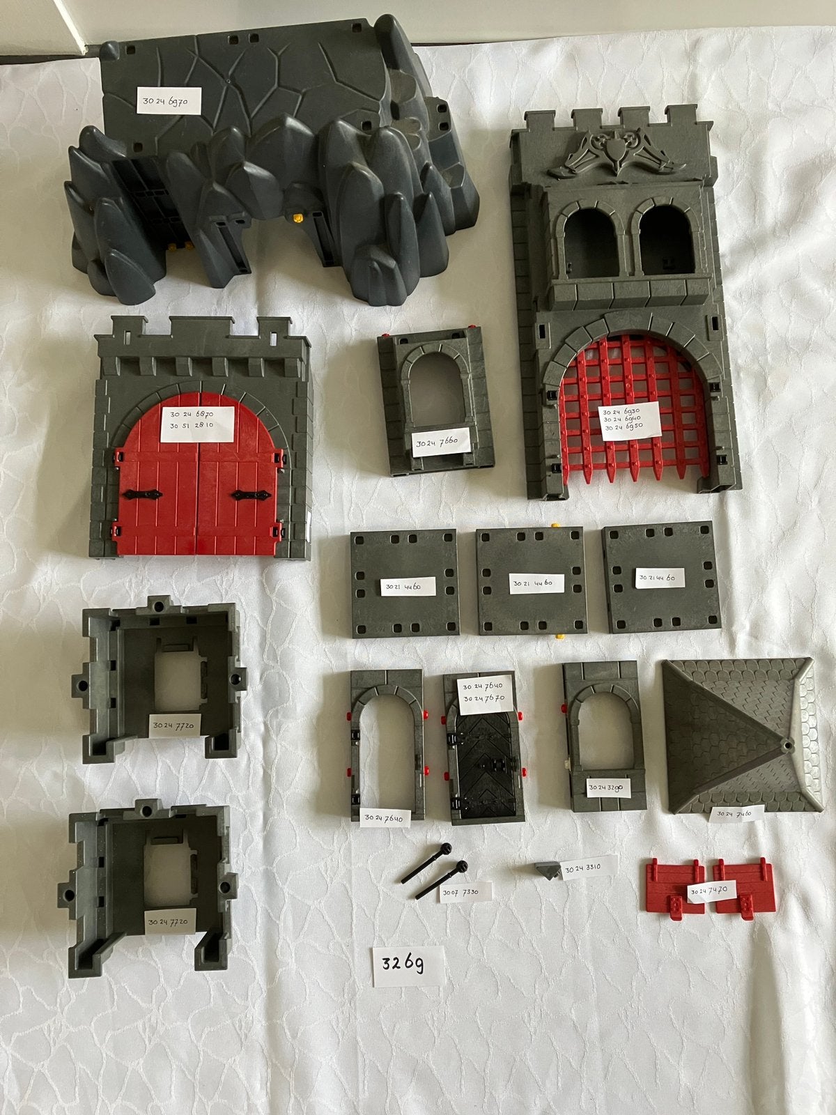 Playmobil onderdelen drakenkasteel 3269, Ophalen of Verzenden, Zo goed als nieuw