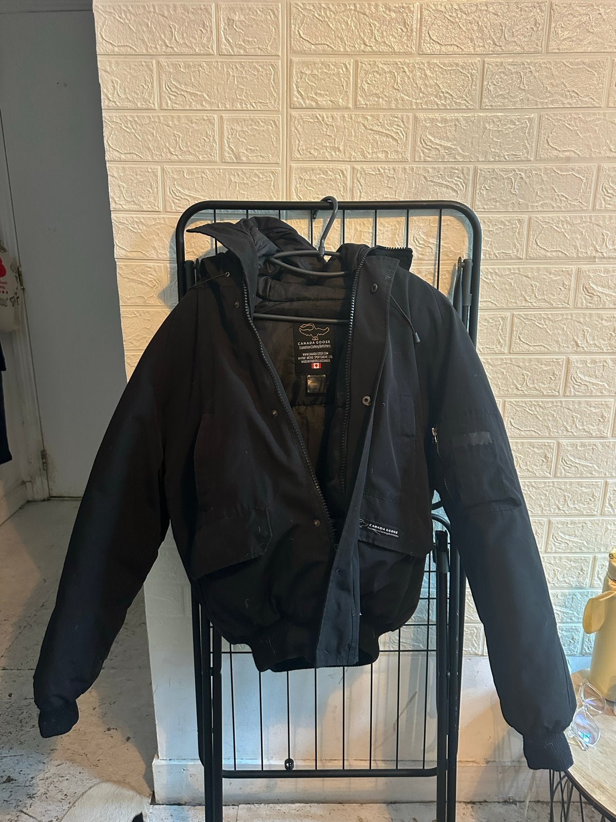 Canada Goose jas maat 42 zwart, Ophalen of Verzenden, Gedragen, Maat 42/44 (L), Zwart