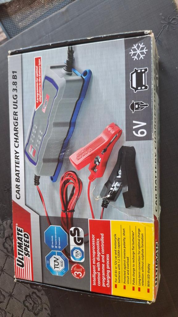 Ultimate Speed ULG 3.8 B1 Acculader 6V/12V Auto/Motor, Ophalen of Verzenden, Nieuw, Universele onderdelen