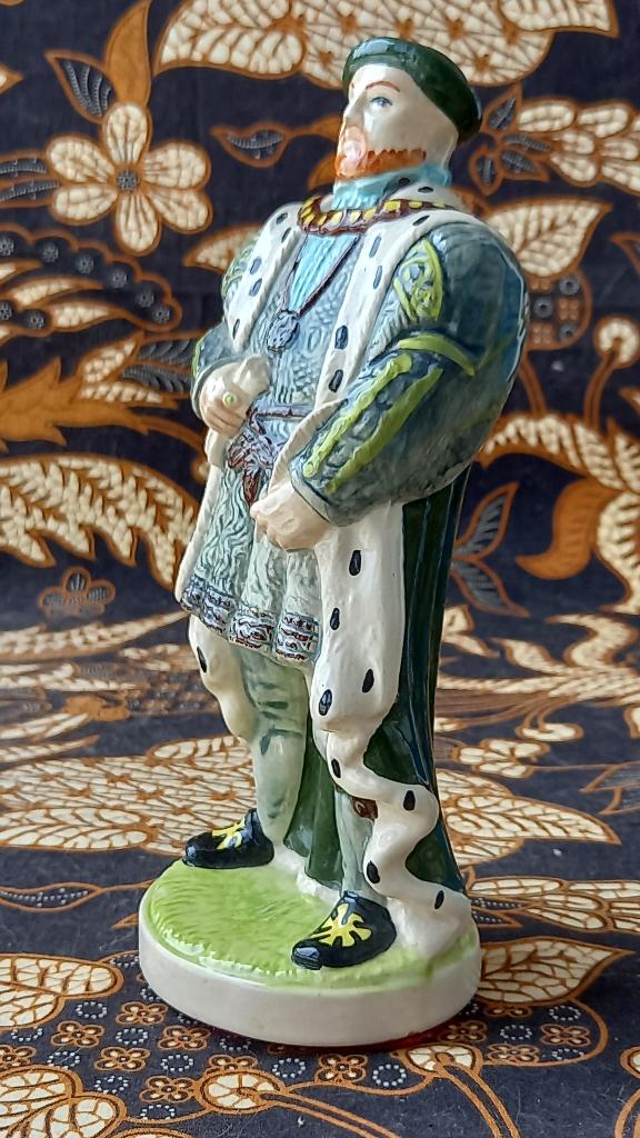Prachtig oud beeldje uit Engeland van Henry VIII 22,5 cm., Ophalen of Verzenden