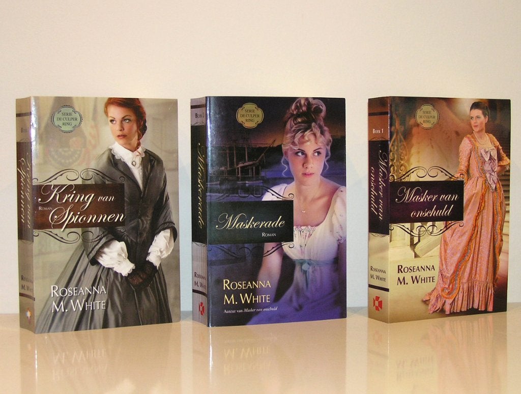 Roseanna M. White - De Culper ring (christelijke trilogie), Boeken, Ophalen of Verzenden, Zo goed als nieuw