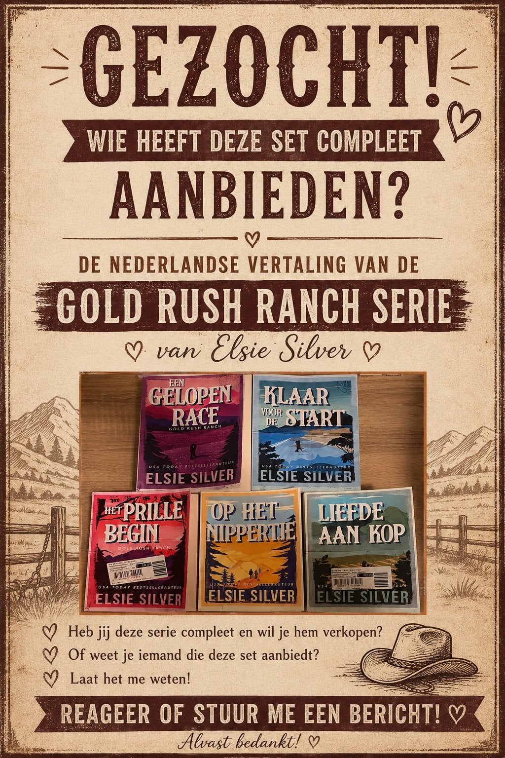 GEZOCHT: Gold Rush Ranch serie (Nederlandse vertaling), Ophalen of Verzenden