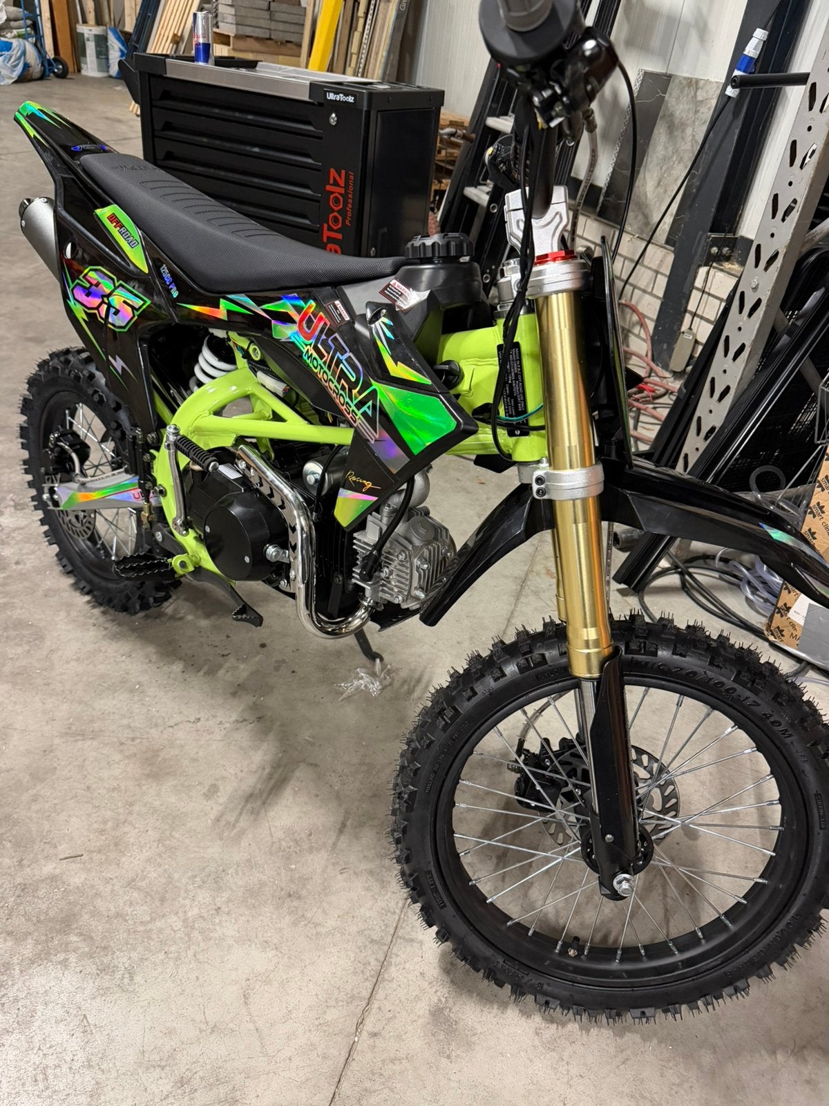 ‼️Pitbike 125cc 4 takt in doos of gemonteerd‼️, Ophalen, Nieuw, 125 cc, Pitbike