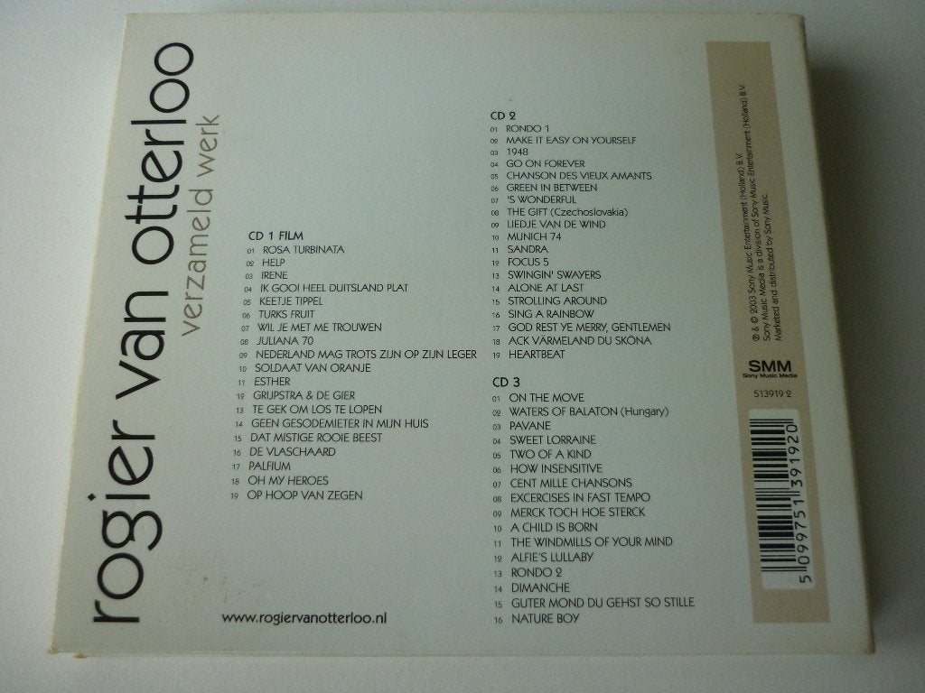 Rogier Van Otterloo – Verzameld Werk, Boxset, Digipak, Ophalen of Verzenden, Gebruikt