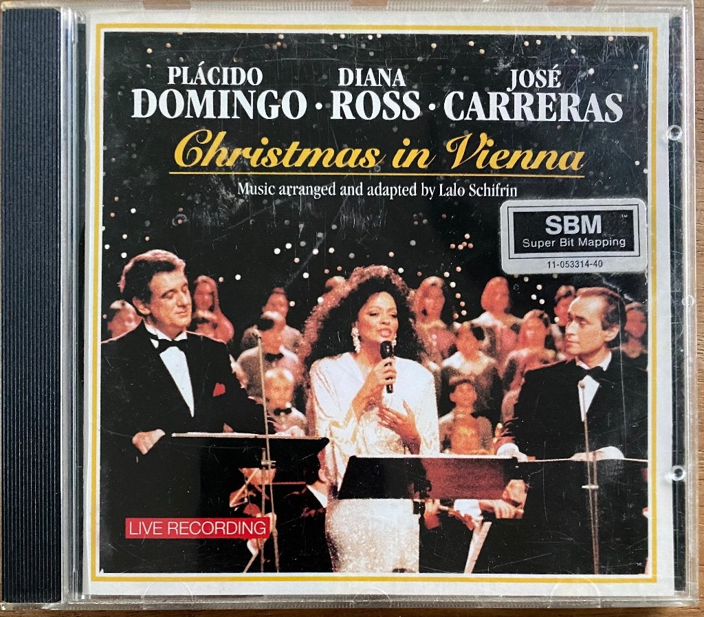 Plácido Domingo Diana Ross José Carreras Christmas In Vienna, Kerst, Ophalen of Verzenden, Zo goed als nieuw, Album