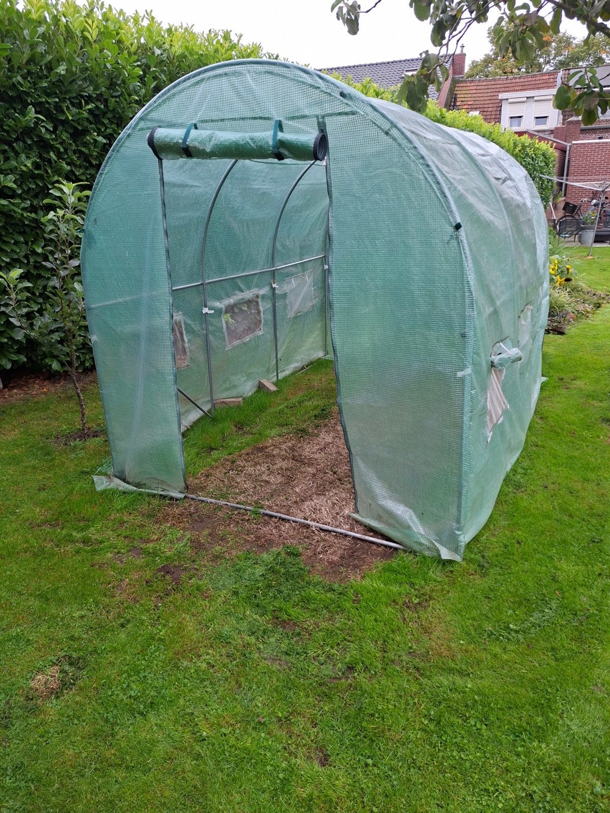 Tunnelkas / Kweekkas 45euro - Ideaal voor moestuin, Gebruikt, Folie, Kweekkas, Ophalen