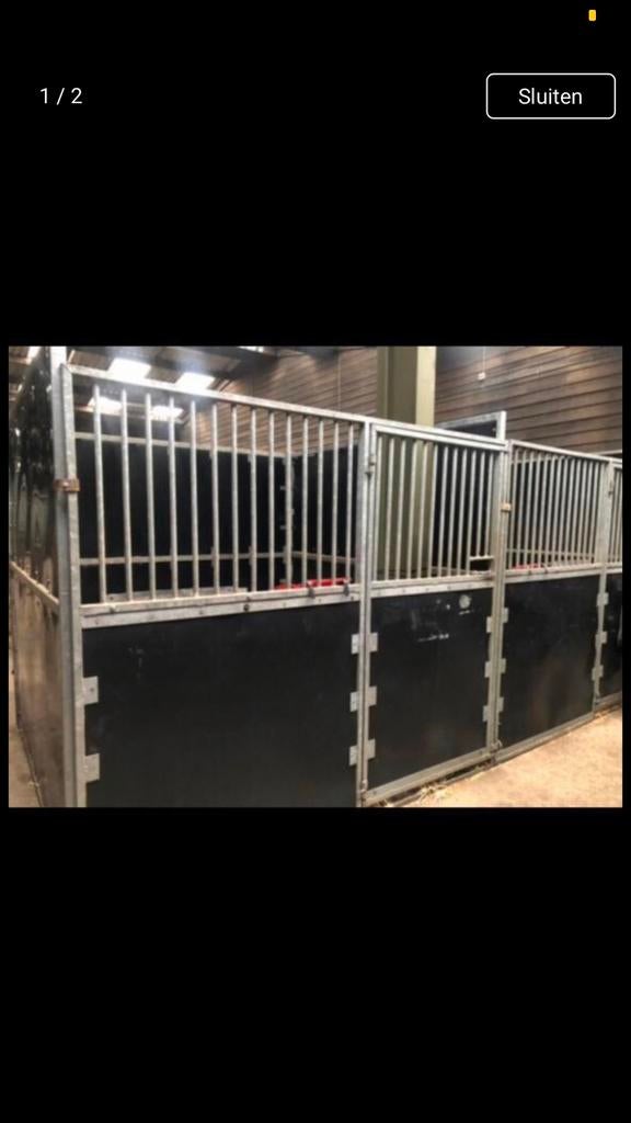 Verplaatsbare stallen 12 euro !!, Stalling, 2 of 3 paarden of pony's