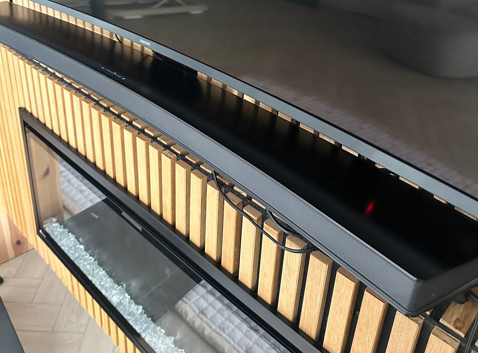 Samsung Curved Soundbar HW-J7500 met subwoofer, Ophalen, Zo goed als nieuw