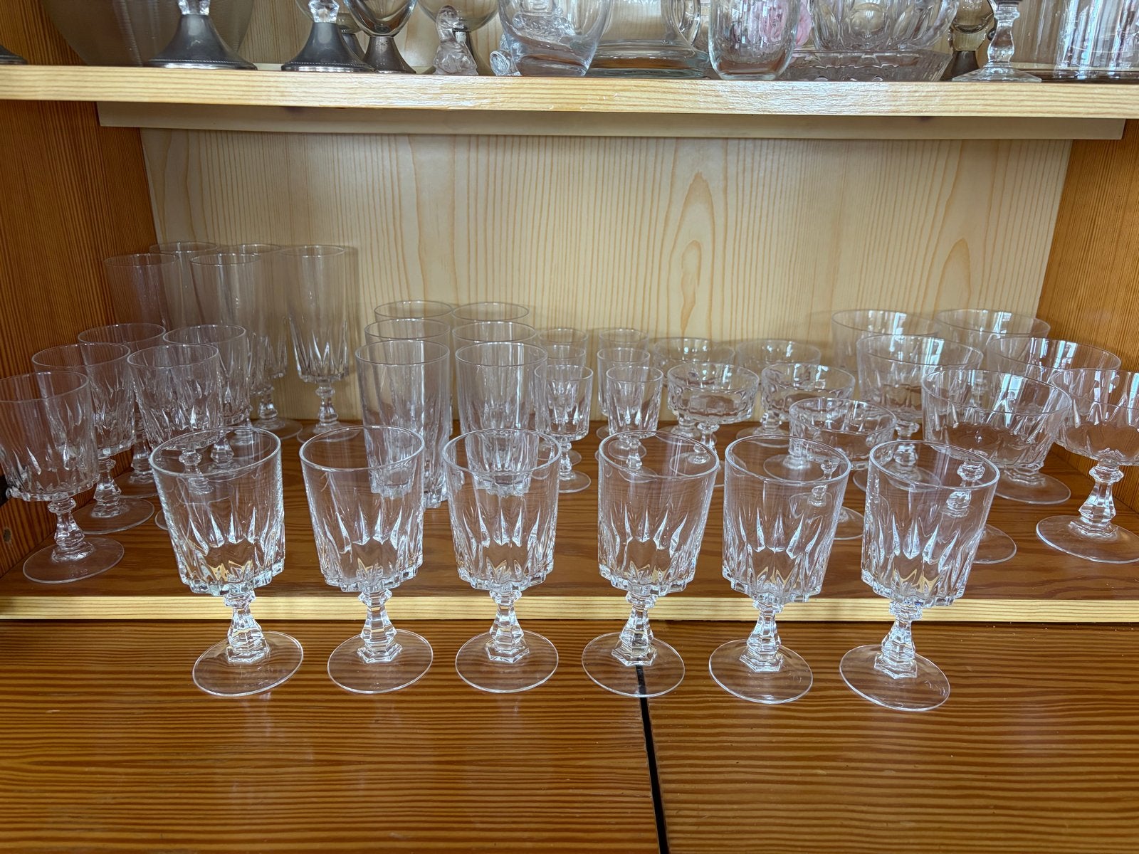 Cristal d’Arques Louvre Kristallen Glasservies, Ophalen of Verzenden
