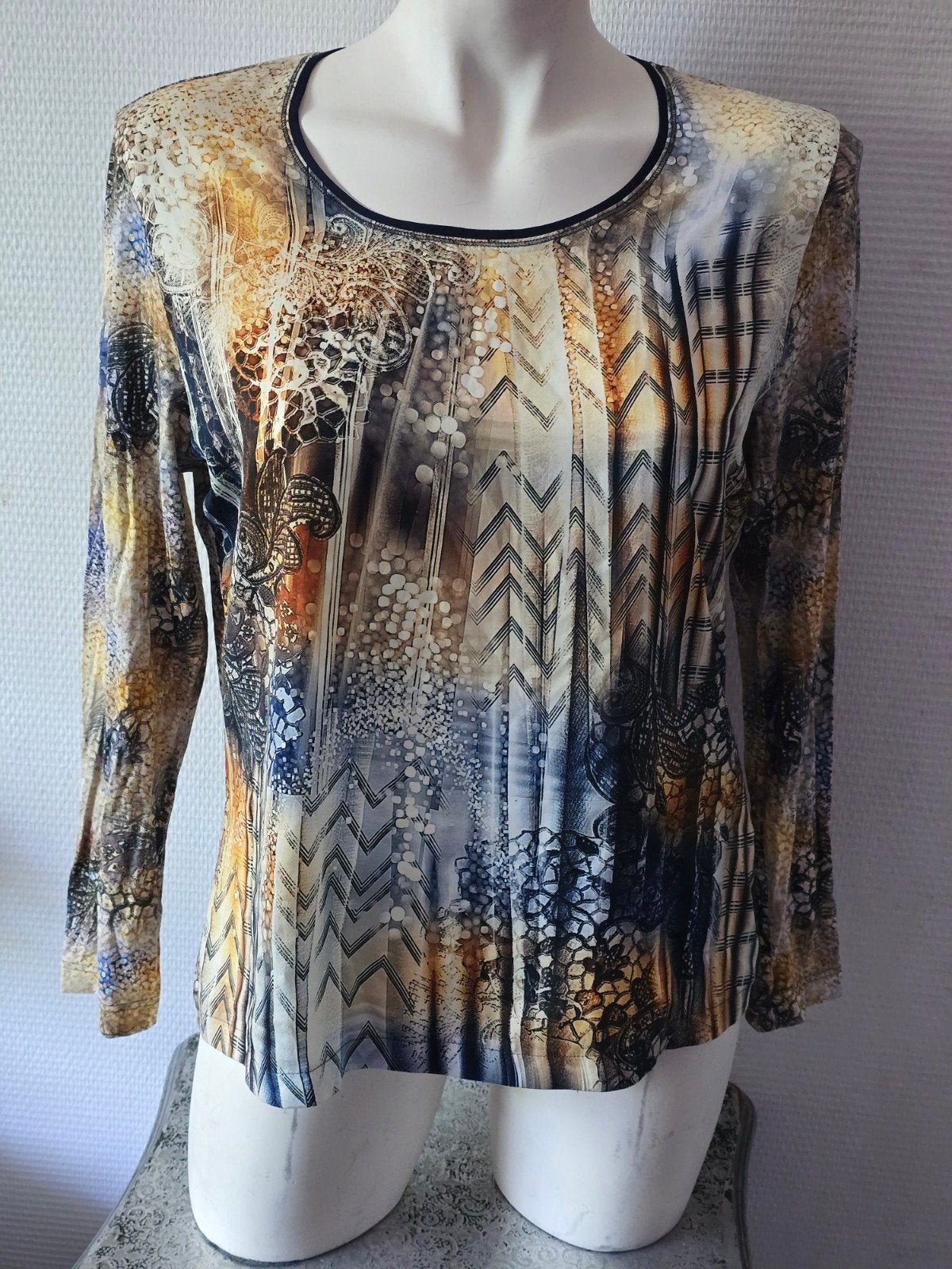 Sommermann shirt met lange mouwen, maat 42, Maat 42/44 (L), Ophalen of Verzenden, Gedragen, Meerkleurig
