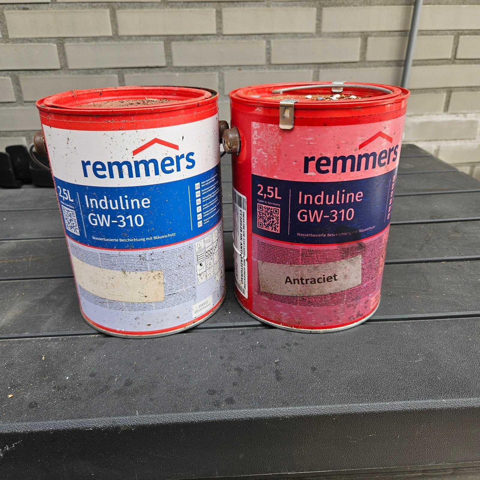 2 ongeopende blikken Remmers Induline GW-310 – 2,5 liter, Ophalen of Verzenden, Nieuw, Beits