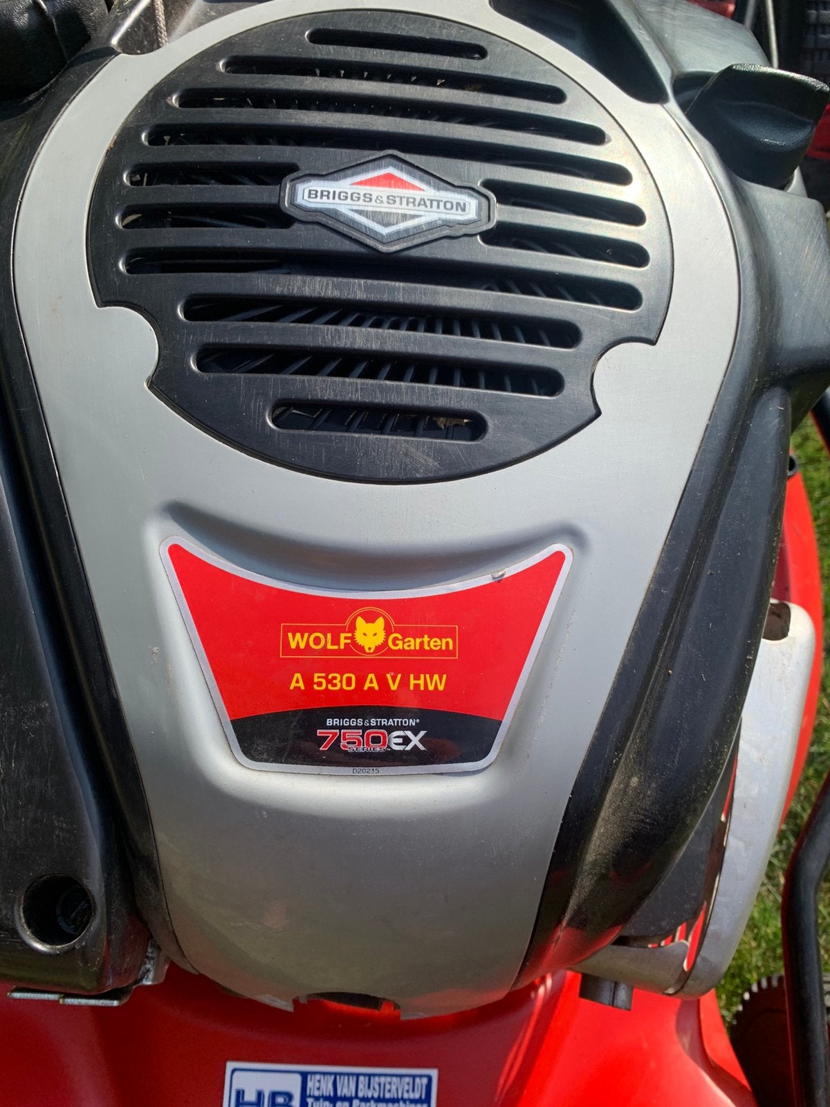 Benzine-motor grasmaaier Wolf Garten, Ophalen, Gebruikt