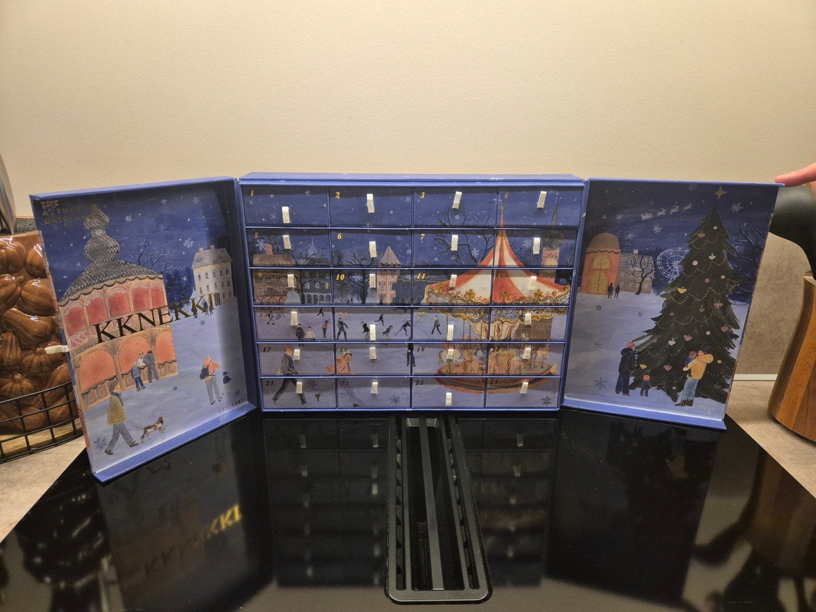 adventskalender Knekki, leeg, van 2025, Ophalen, Zo goed als nieuw