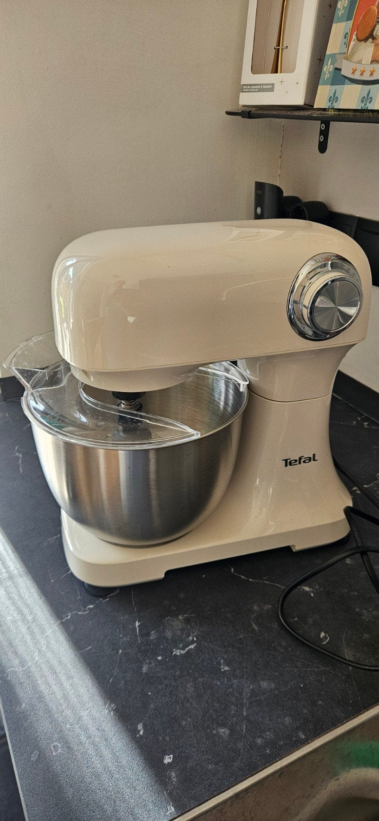 Tefal keukenmachine / mixer, 2 tot 3 liter, Ophalen, Zo goed als nieuw, 3 snelheden of meer